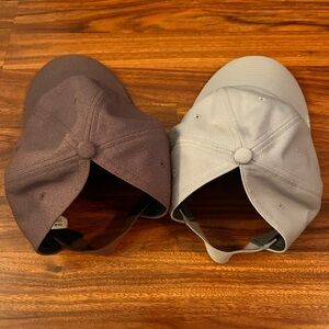 Under Armour Women's Two-Tone Baseball Caps in Brown and Light Gray